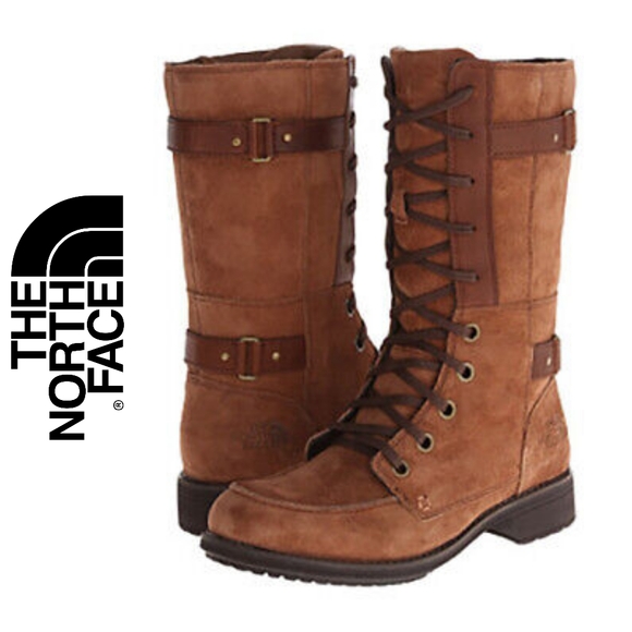 The North Face Shoes - The North Face Bridgeton Lace-up Brown suede Mid-Calf Waterproof Winter snow boo